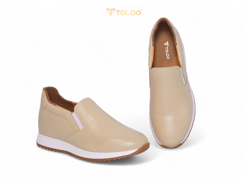 Giày cao 8cm màu be nhập khẩu 11